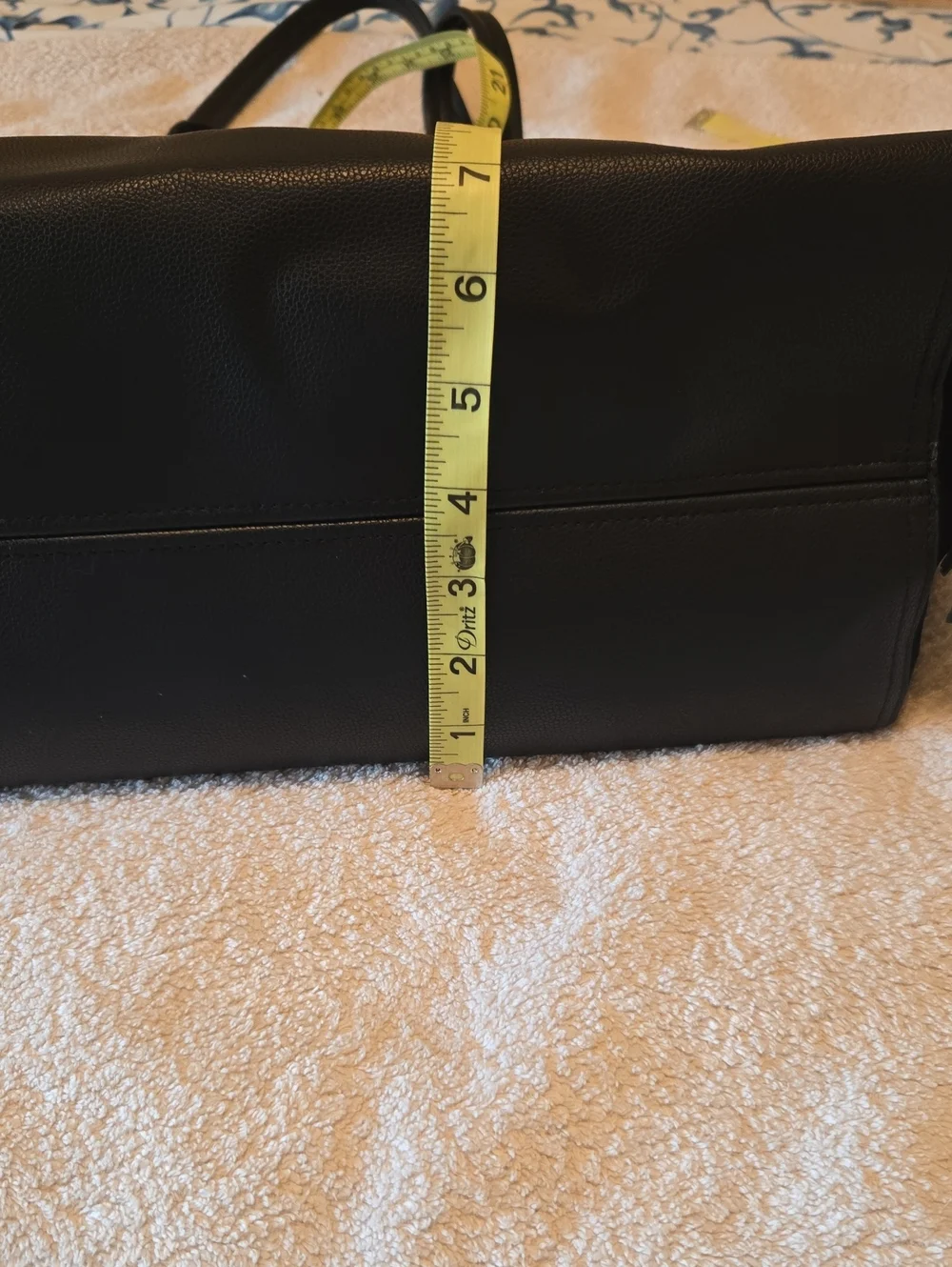 Victoria Secret Black Fringe Tote Bag